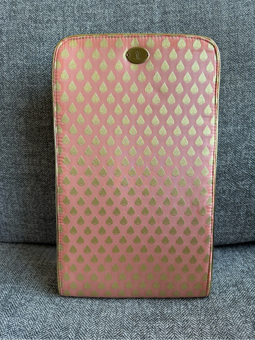 Tanishq Brand Jewellery Travel Case in Fabric- Brand New!